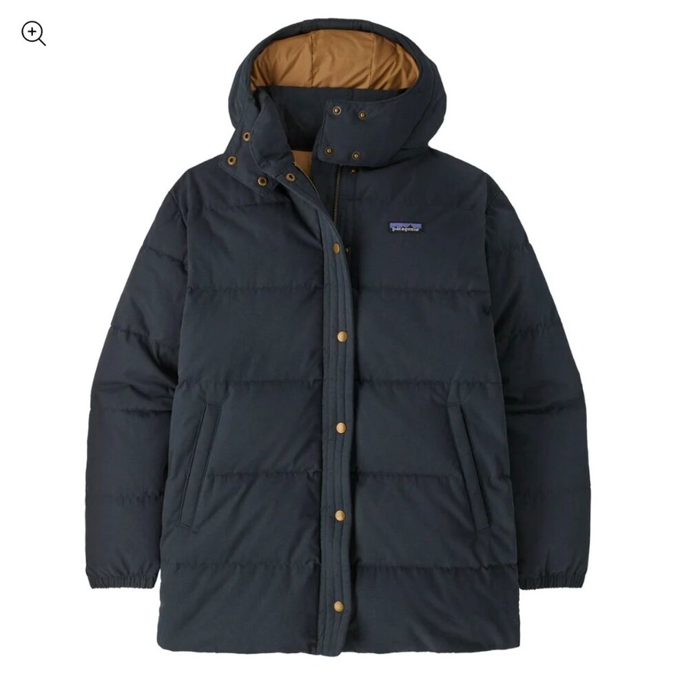 Patagonia Women's Cotton Down Parka - Pitch Blue - Size XS - 26851